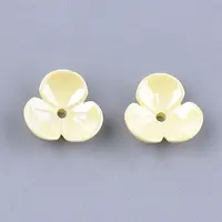 3-Petal Eco-Friendly ABS Plastic Bead Caps
