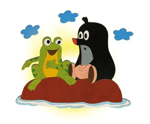 Dětská lampička krtek a žába