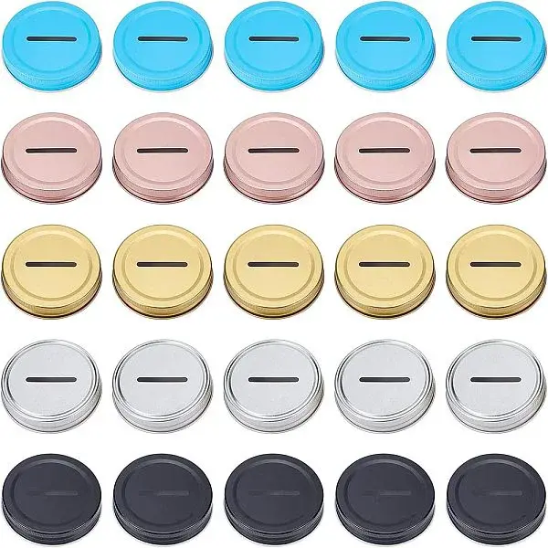 Tinplate Coin Slot Bank Lids