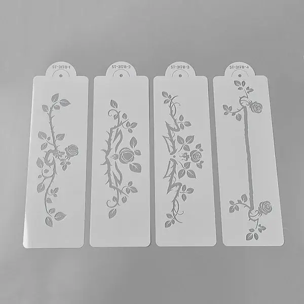 Plastic Flower Spray Stencils