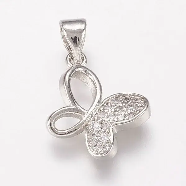 Brass Cubic Zirconia Pendants
