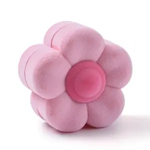 Plum Blossom Shape Velvet Jewelry Boxes