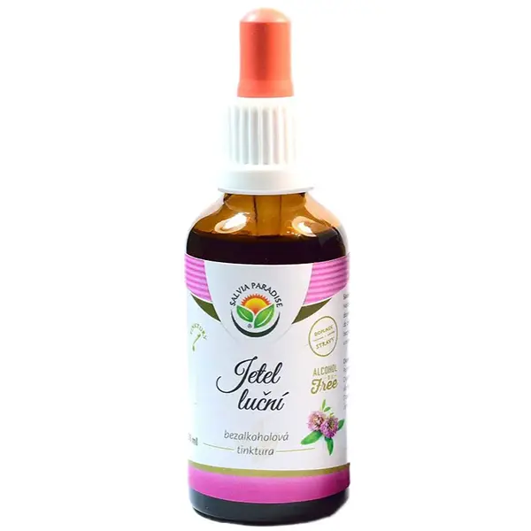 Salvia Paradise Jetel luční bezalkoholová tinktura bylinná tinktura pro normální funkci srdce a cév 50 ml