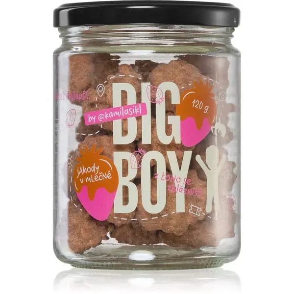 Big Boy Jahody v mléčné čokoládě mrazem sušené ovoce v čokoládě 120 g