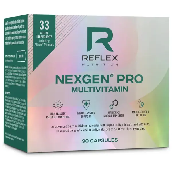 Reflex Nutrition Nexgen® PRO kapsle pro správné fungování organismu 90 g