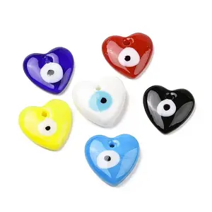 Handmade Evil Eye Lampwork Pendants