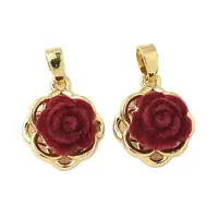 Brass Resin Pendants