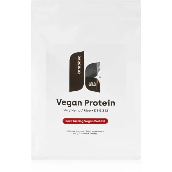 Kompava Vegan Protein veganský protein příchuť Chocolate/Orange 525 g