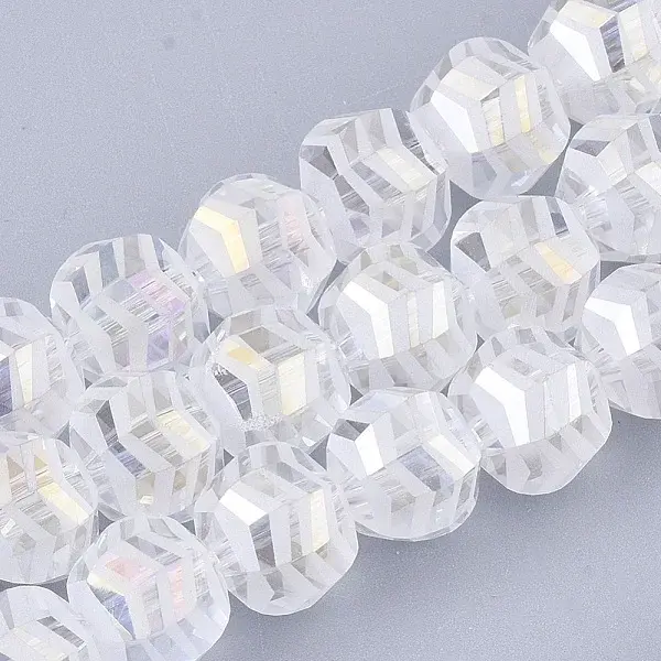 Electroplate Glass Beads Strands