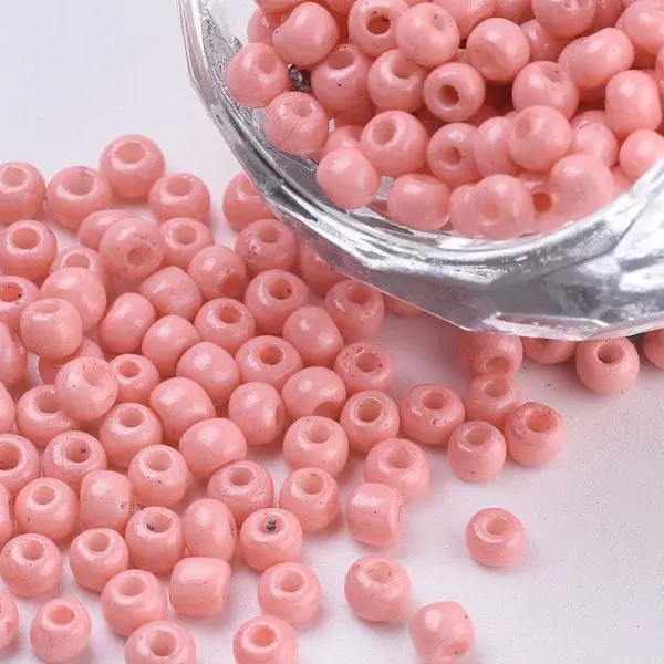 Baking Paint 8/0 Glass Seed Beads
