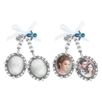 Tibetan Style Alloy Oval Pendant Cabochon Settings