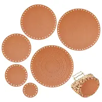 10 Pcs 5 Style Flat Round Felt Fabric