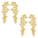 Flower Polyester Embroidery Lace Ornament Accessories