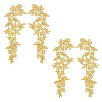 Flower Polyester Embroidery Lace Ornament Accessories