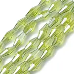 Transparent Electroplate Glass Beads