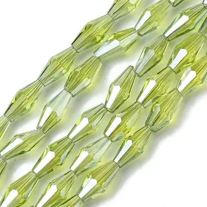 Transparent Electroplate Glass Beads