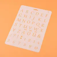 Plastic Reusable Drawing Painting Stencils Templates