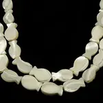 Natural White Shell Beads Strands