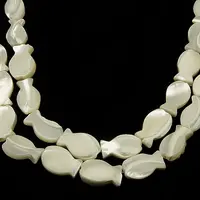 Natural White Shell Beads Strands