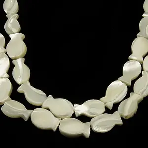 Natural White Shell Beads Strands