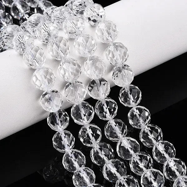 Natural Quartz Crystal Beads Strands