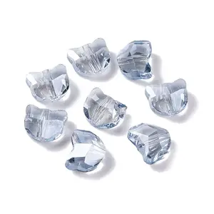 100Pcs Electroplate Glass Beads