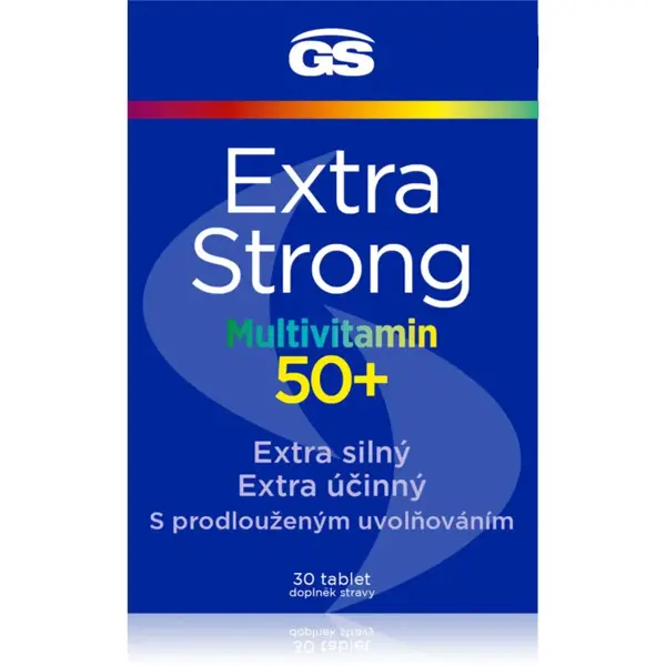 GS Extra Strong Multivitamin 50+ tablety s multivitamínovým komplexem 30 tbl