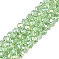 Electroplate Glass Beads Strands