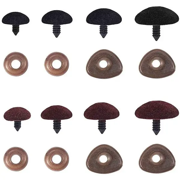 Flocky Plastic Cabochons for DIY Scrapbooking Crafts