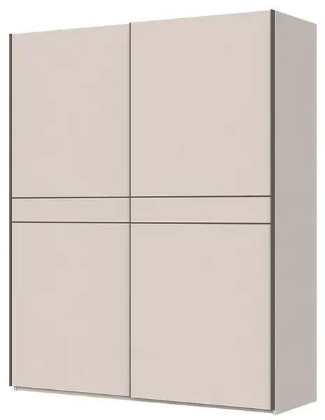 Posuvná šatní skříň 180 baptiste-béžová - základní