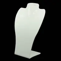 Organic Glass Necklace Display Bust