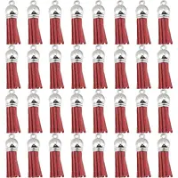 100Pcs Faux Suede Tassel Pendant Decorations
