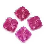 Dyed Natural White Jade Carved Beads