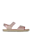 Dětské barefoot sandály Be Lenka Miami Junior - Coral Sparkle