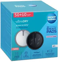Canpol babies 3D Shaped Breast Pads Postpartum Pads jednorazové vložky do podprsenky 60 ks