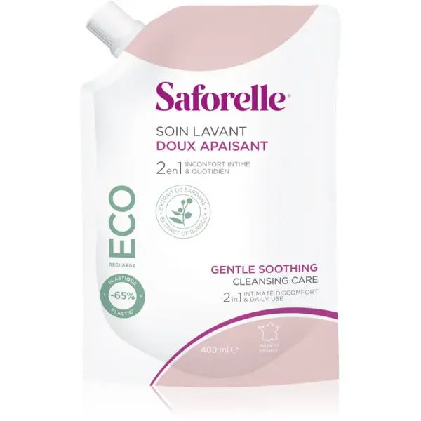 Saforelle Gentle cleansing care gél na intímnu hygienu 400 ml