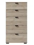 Úzká komoda rango - dub šedý