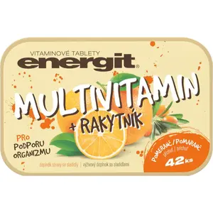 Energit Multivitamín + rakytník tablety s multivitamínovým komplexem 42 tbl