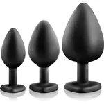 Blush Luxe Bling Plugs Training Kit sada análních kolíků Red Gems