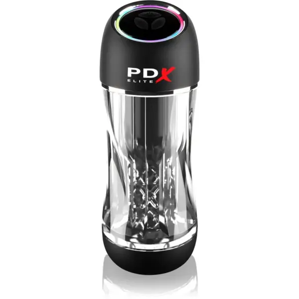 Pipedream PDX Elite ViewTube Pro See-Thru Vibrating Stroker masturbátor vibrační 23 cm