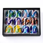 Handmade Lampwork Wide Band Rings