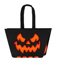 Devil Felt Halloween Candy Bags with Handles