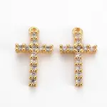 Brass Clear Cubic Zirconia Pendants