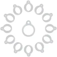 60Pcs Silicone Pendant