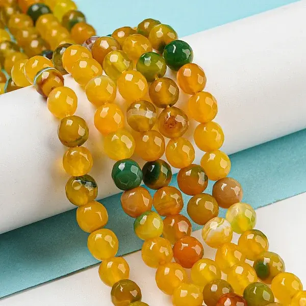 Natural Agate Beads Strands