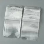 30Pcs Transparent Plastic Resealable Packaging Bags