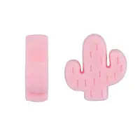 20Pcs Cactus Food Grade Eco-Friendly Silicone Focal Beads