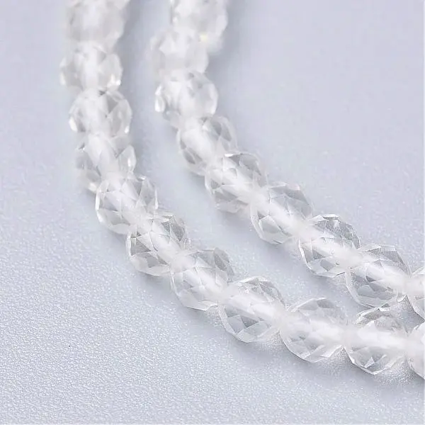 Natural Quartz Crystal Beads Strands
