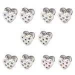 304 Stainless Steel Clear Cubic Zirconia Hoop Earrings for Women