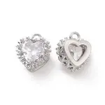 Brass Pendants with Clear Glass